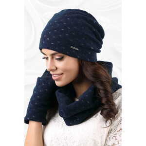 Kamea Woman's Snood K.18.862.12 Navy Blue