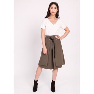 Lanti Woman's Skirt Sp123 Khaki
