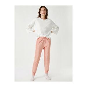 Koton Women's Pink Pajama Bottom