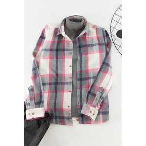 Trendyol Lilac Regular Fit Lumberjack Plaid Shirt