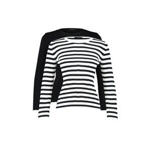 Trendyol Black-Multicolor Double Pack Knitwear Sweater