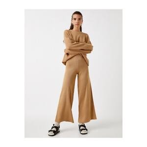 Koton Wide Leg Trousers Relaxed Cut