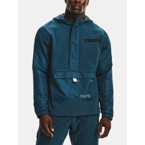 Under Armour Bunda UA CGI UTILITY 1/2 ZIP JCKT-BLU - Pánské