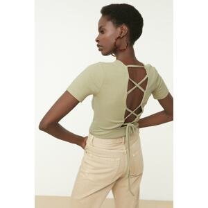 Trendyol Bodysuit - Grün - Slim fit