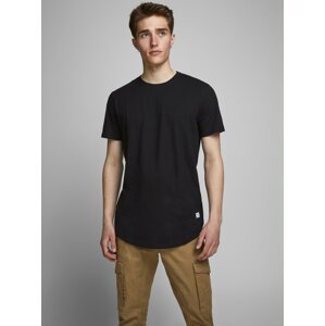 Černé pánské basic tričko Jack & Jones - Pánské