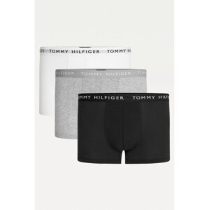 Sada tří pánských boxerek v bílé, šedé a černé barvě Tommy Hilfiger U - Pánské