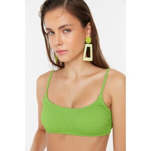 Trendyol Green Bralette Gimped Bikini Top