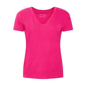 Tmavě růžové basic tričko ORSAY - Dámské