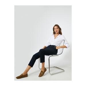 Koton Basic Trousers with Pockets and Skinny Legs