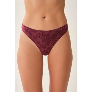 Dagi Burgundy Patterned String