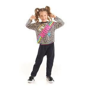 Mushi Wow Leopard Girls Kids T-shirt Pants Suit