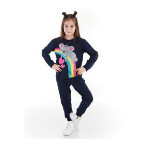 Denokids Glitter Koala Girl's Tracksuit Set