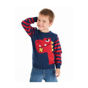 Denokids Mischievous Dino Boy Sweater