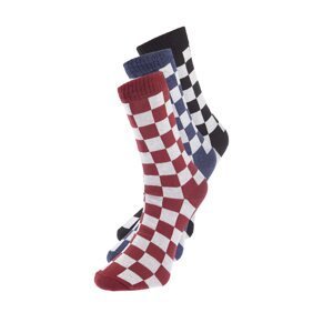 Trendyol Multicolor Unisex 3-Pack Checkerboard Pattern Long College Socks