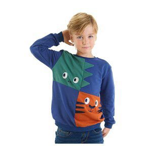 Denokids Dino And Tiger Boys' Sweatshirt