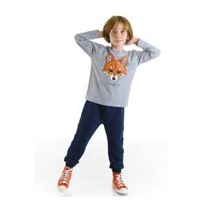 Mushi Geometric Fox Boy T-shirt Pants Suit