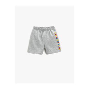 Koton Printed Elastic Waist Shorts