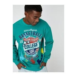 Koton College Printed Sweatshirt