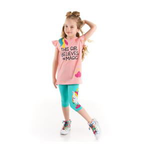 Denokids Magic Unicorn Girls T-shirt Tights Set