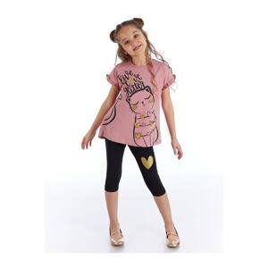 Mushi Love Cat Girl Child T-shirt Tights Set