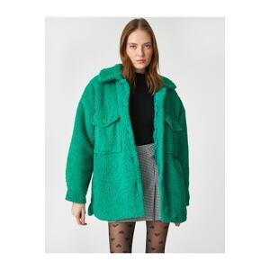 Koton Rachel Araz X - Pocket Oversize Plush Jacket