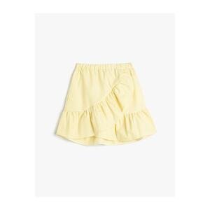 Koton Mini Skirt Frilly Layered Elastic Waist