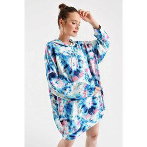 Bigdart 4125 Oversize Sweat Dress - Blue