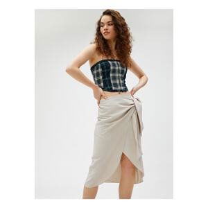 Koton Normal Waist Stone Women's Short Skirt 3sal70015ıw