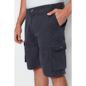 Trendyol Anthracite Men's Cargo Shorts