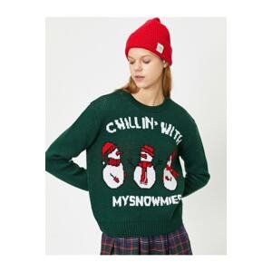 Koton Christmas Themed Knitwear Sweater