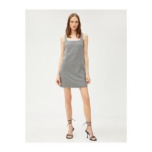 Koton Strappy Mini Dress Square Neck