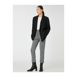 Koton Relaxed Cut Skinny Leg of Tie Waist Trousers