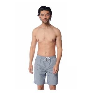 Dagi Men's Gray Medium Plain Swim Shorts