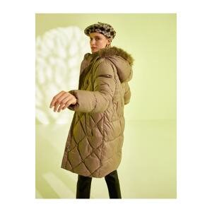 Koton Puffer Jacket with Hooded Pocket