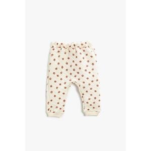 Koton Baby Girl Elastic Waist Quilted Jogger Sweatpants