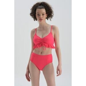 Dagi Neon Fuchsia Corset Tight Bikini Top