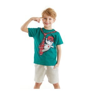 Denokids Tie Koala Boys T-shirt Shorts Set
