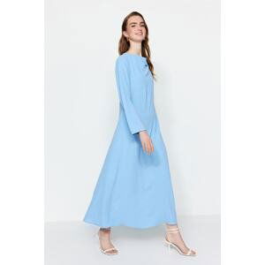 Trendyol Light Blue Collar Aerobin Dress