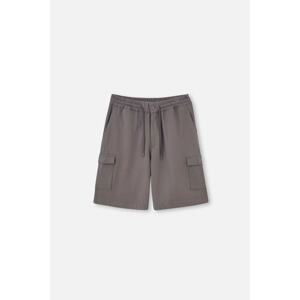 Dagi Gray Cargo Shorts with Pocket