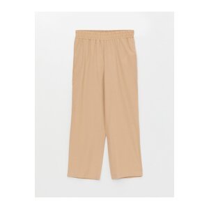 LC Waikiki Women's Trousers with an elastic waist, comfortable fit and seersucker.