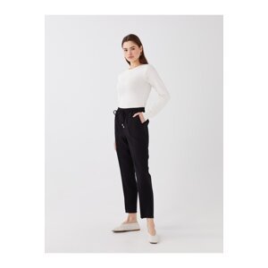 LC Waikiki Elastic Waist, Comfortable Fit Women's Trousers with Pocket Detail.