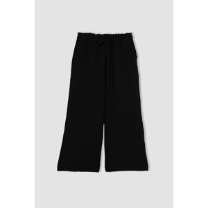 DEFACTO Pocket Detailed Linen Look Capri Trousers
