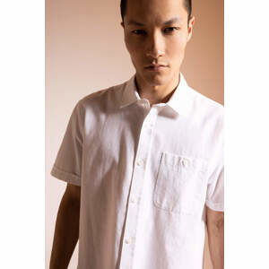 DEFACTO Regular Fit Polo Neck Short Sleeved Cotton Shirt