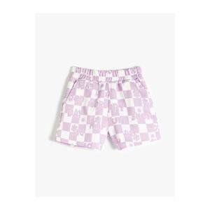 Koton Shorts Elastic Waist Pocket Printed