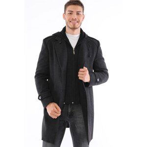 PLT8401 DEWBERRY MEN'S COAT-ANTHRACITE