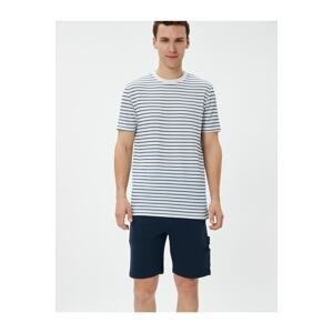 Koton Cargo Pocket Detailed Shorts Knitted Tied Waist