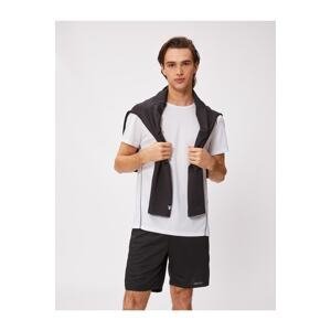 Koton Basic Sports Shorts with Lace Waist and Pocket Detail