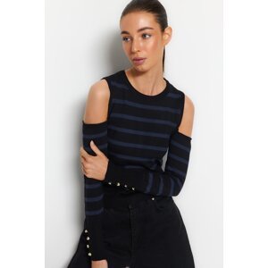 Trendyol Black Premium/Special Yarn Knitwear Sweater