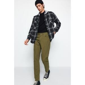Trendyol Men's Khaki Relax Fit Boyfriend Jeans Denim Trousers