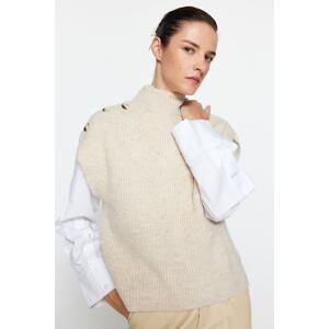 Trendyol Stone Soft Textured Knitwear Sweater